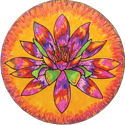 Mandala artwork by Susan Buchalter, LPC, ATR-BC, CGP