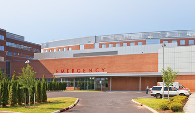 2012 Image of the Emergency entrance at the Princeton Medical Center
