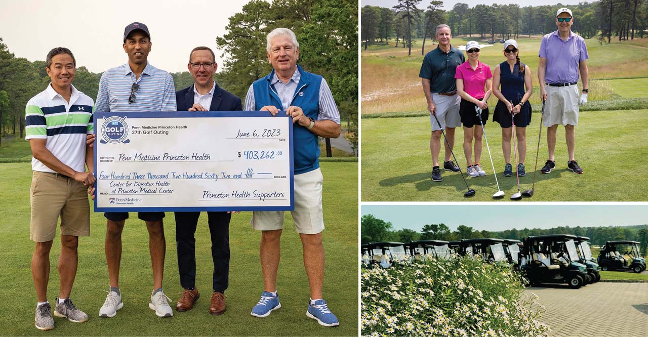 photo montage of Foundation Golf 2023 event
